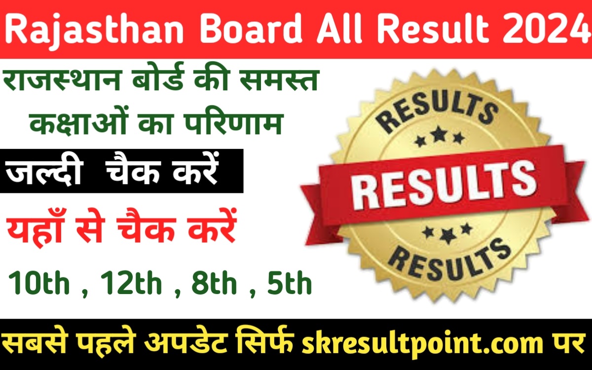 Rajasthan Board Result 2024