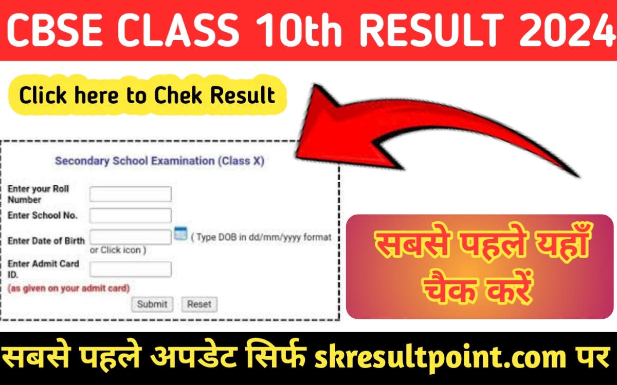 CBSE Class 10th Result 2024