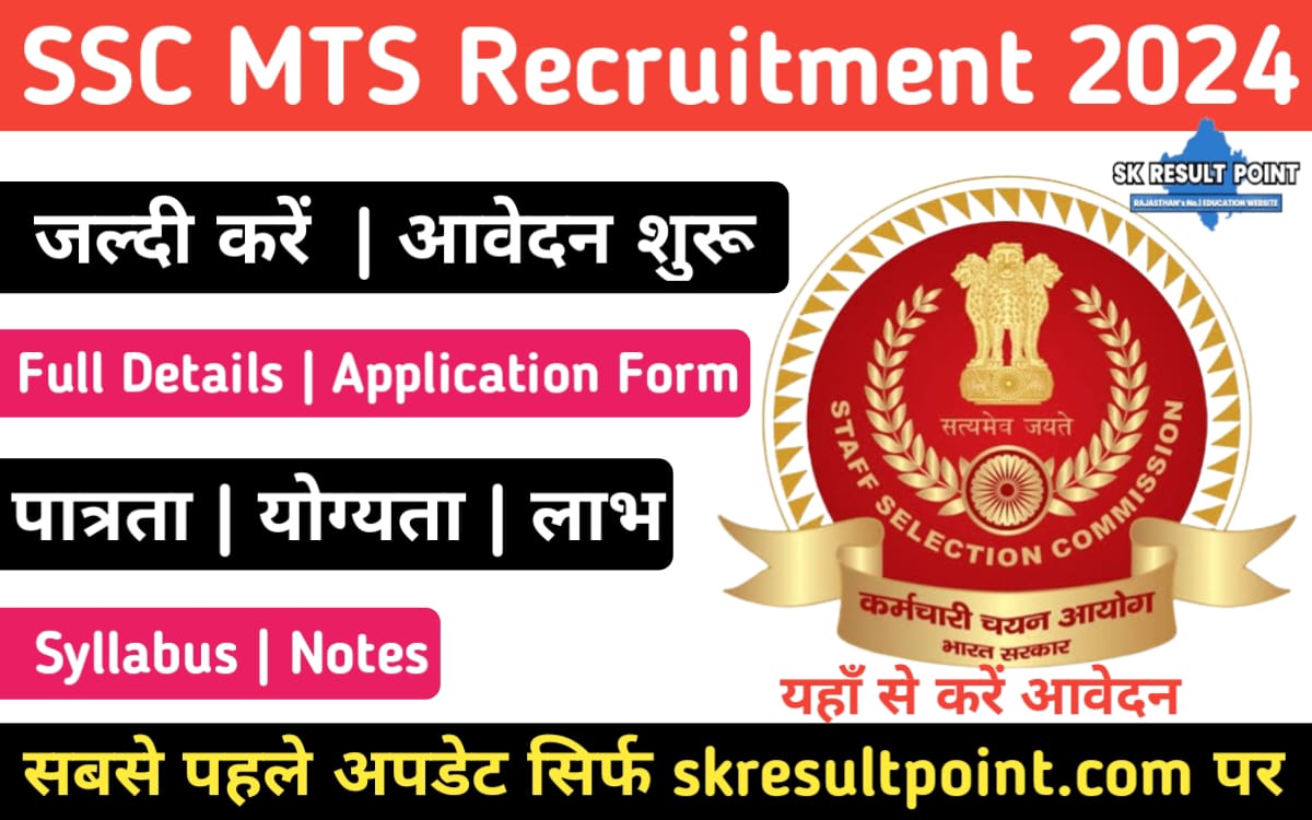 SSC MTS Recruitment 2024