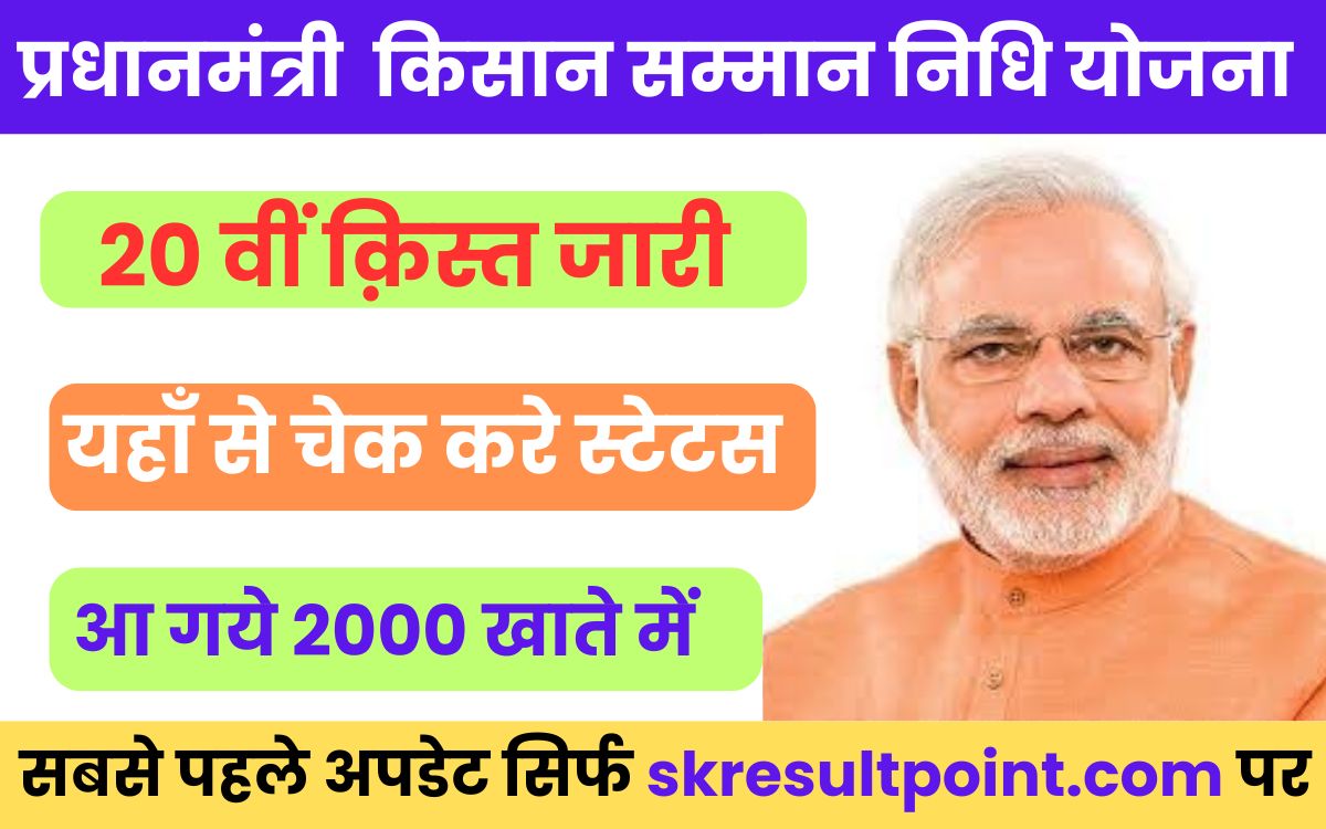 PM Kisan 20th Installment