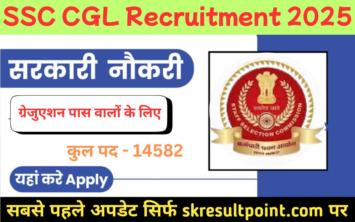 SSC CGL Recruitment 2025