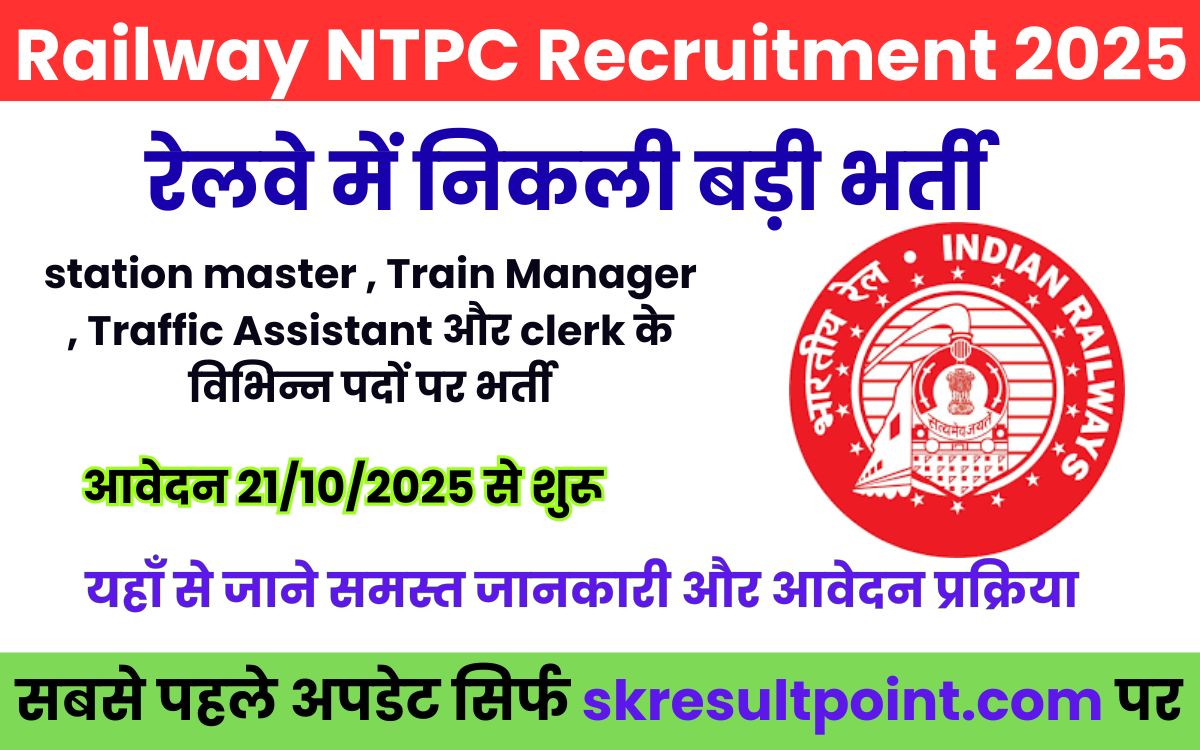 RRB NTPC Recruitment 2025