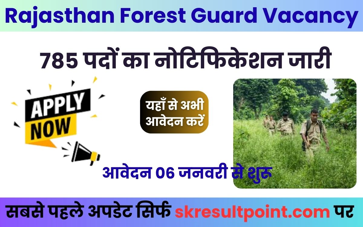 Rajasthan Forest Guard Recruitment 2026