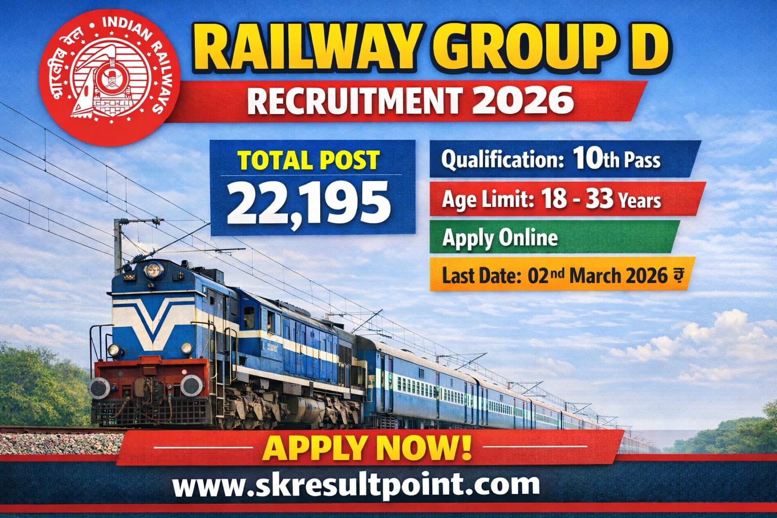 RRB Group D Recruitment 2025