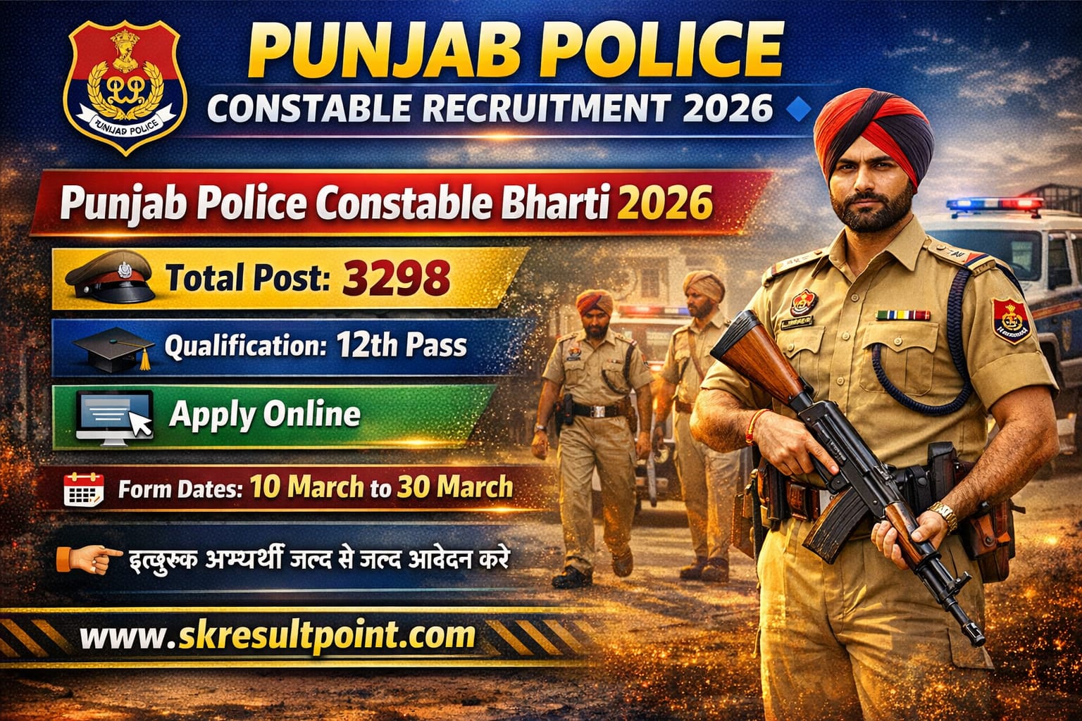 Punjab Police Constable Recruitment 2026