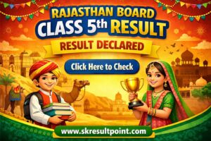 Rajasthan Board 5th Class Result 2026