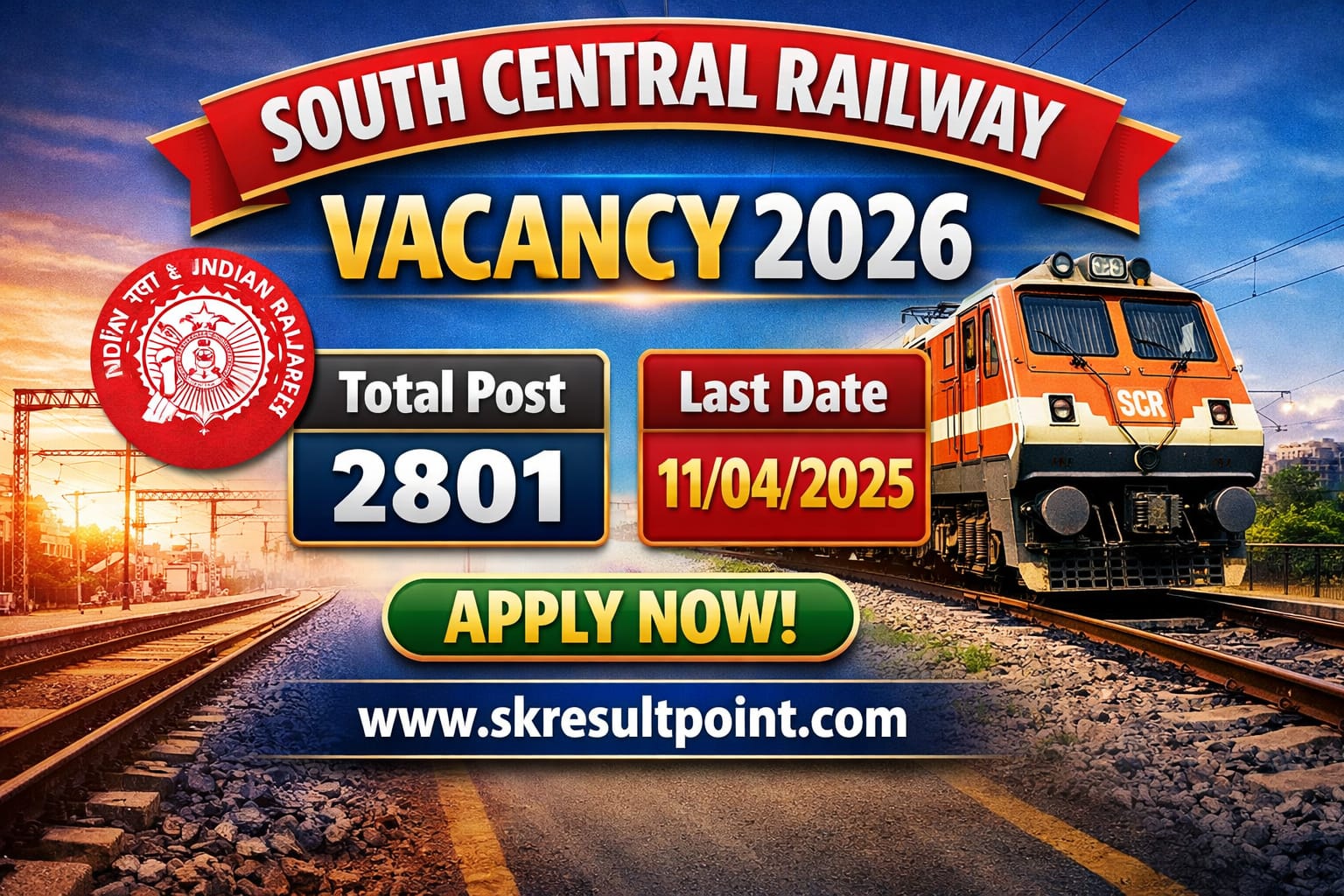 South Central Railway Apprentice Recruitment 2026