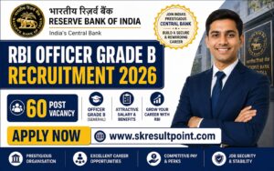 RBI Officer Grade B Recruitment 2026