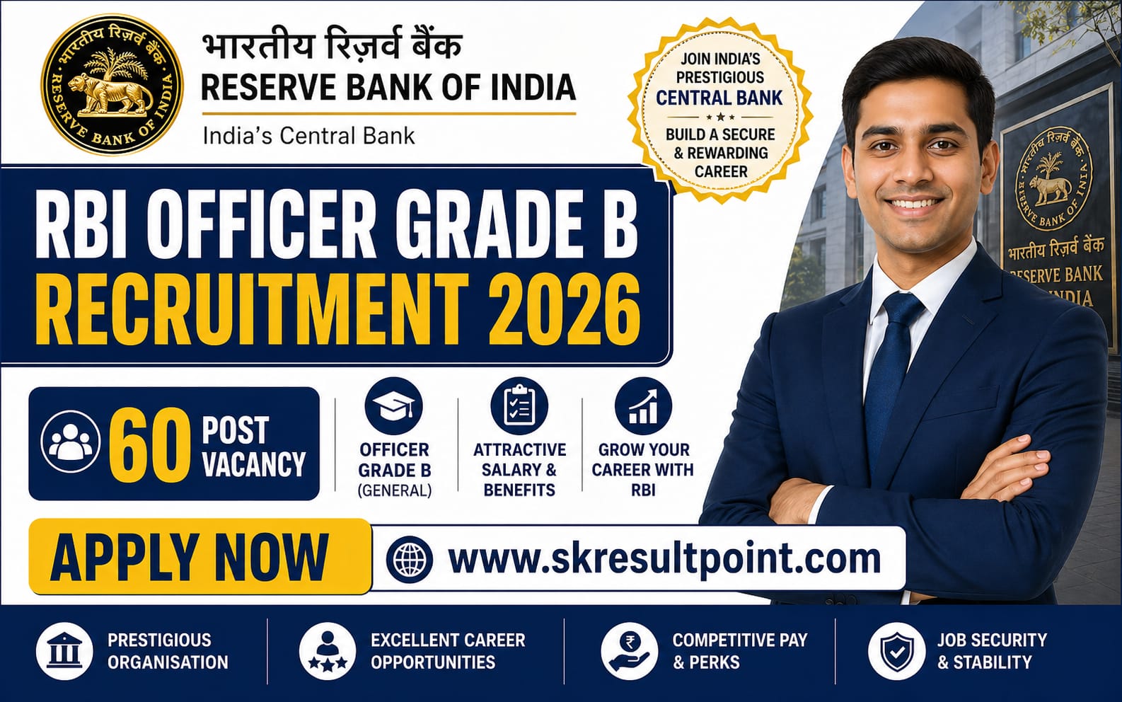 RBI Officer Grade B Recruitment 2026