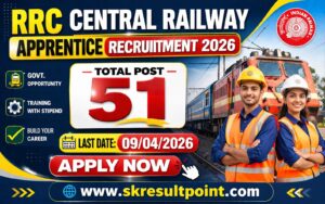 RRC Central Railway Apprentice Recruitment 2026