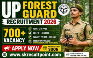 UPSSSC Forest Guard Recruitment 2026