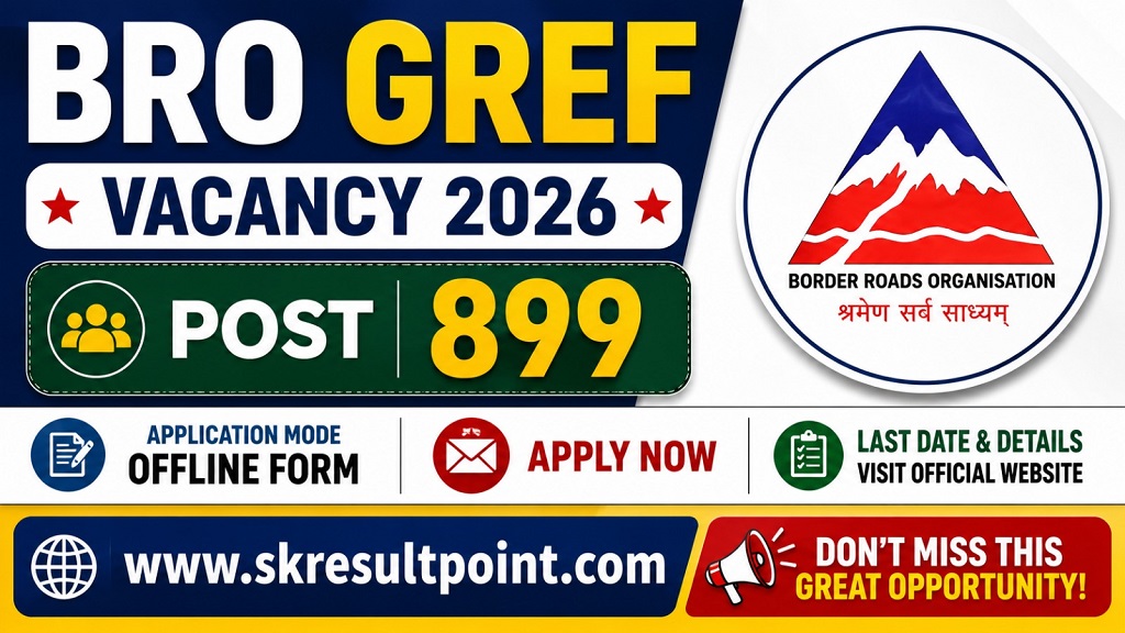 BRO GREF Recruitment 2026