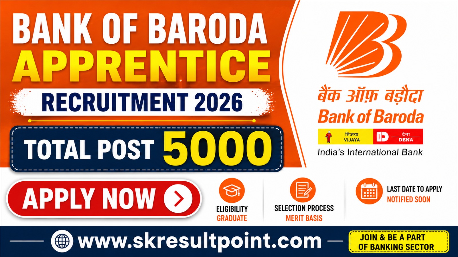 Bank of Baroda Apprentice Recruitment 2026