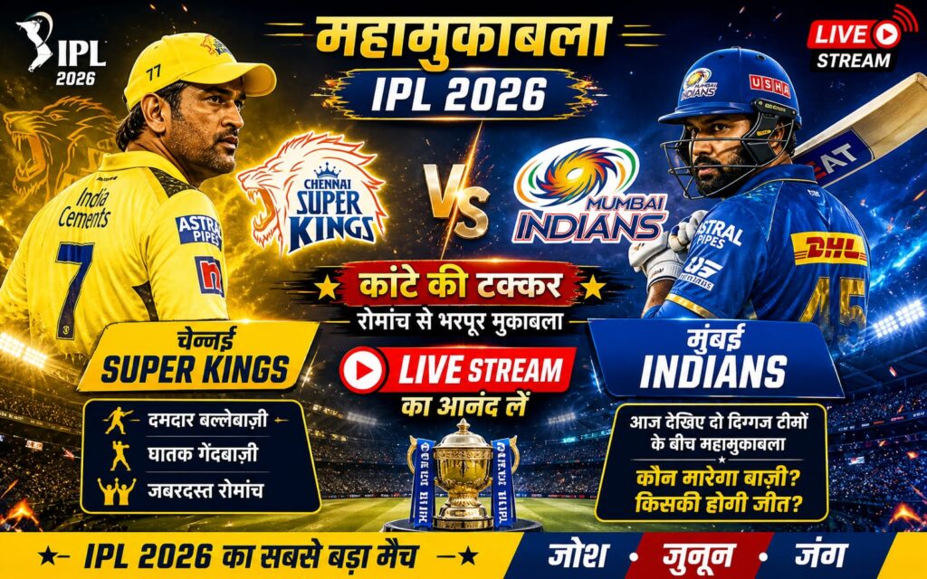 Chennai Super Kings vs Mumbai Indians