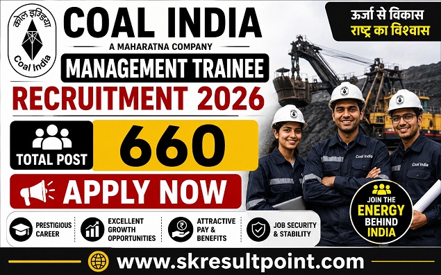 Coal India Management Trainee Recruitment 2026