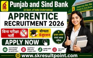 Punjab and Sind Bank Apprentice Recruitment 2026