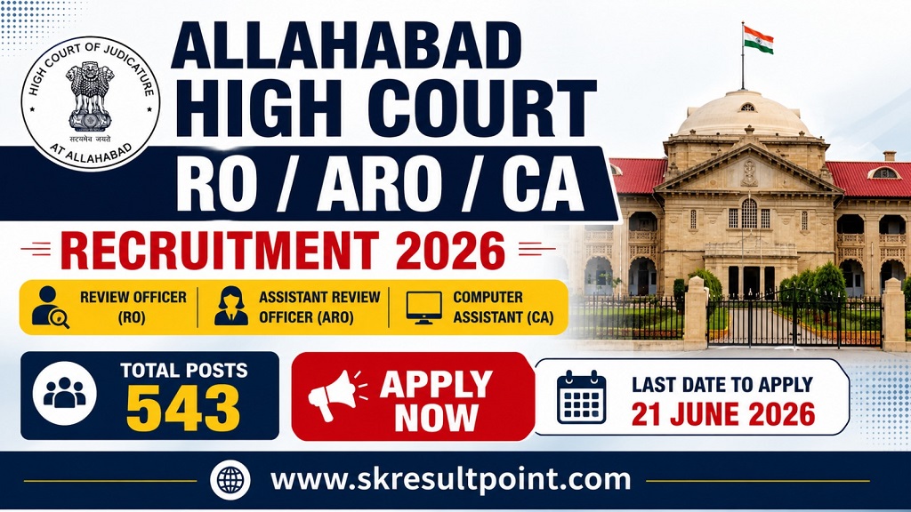 Allahabad High Court RO ARO CA Recruitment 2026