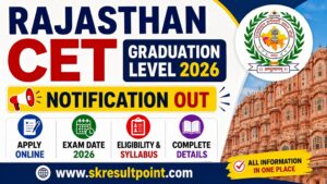 Rajasthan CET Graduation Level 2026