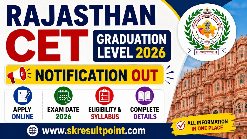 Rajasthan CET Graduation Level 2026