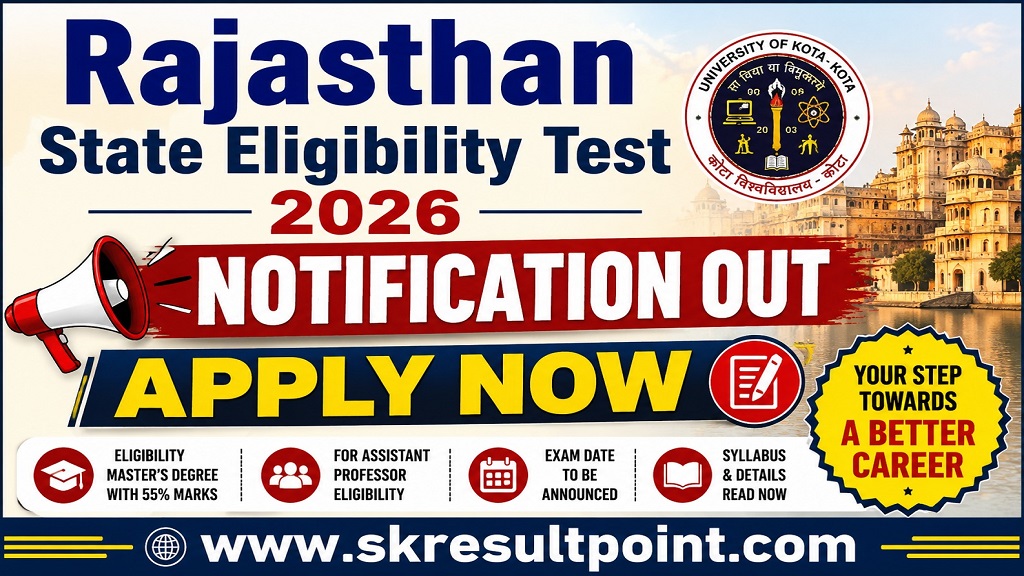 Rajasthan State Eligibility Test SET 2026