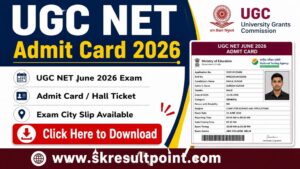 UGC NET Admit Card 2026