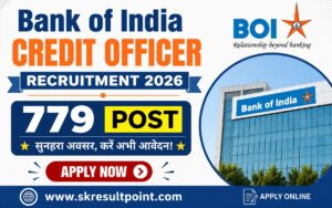 Bank of India Credit Officer Recruitment 2026