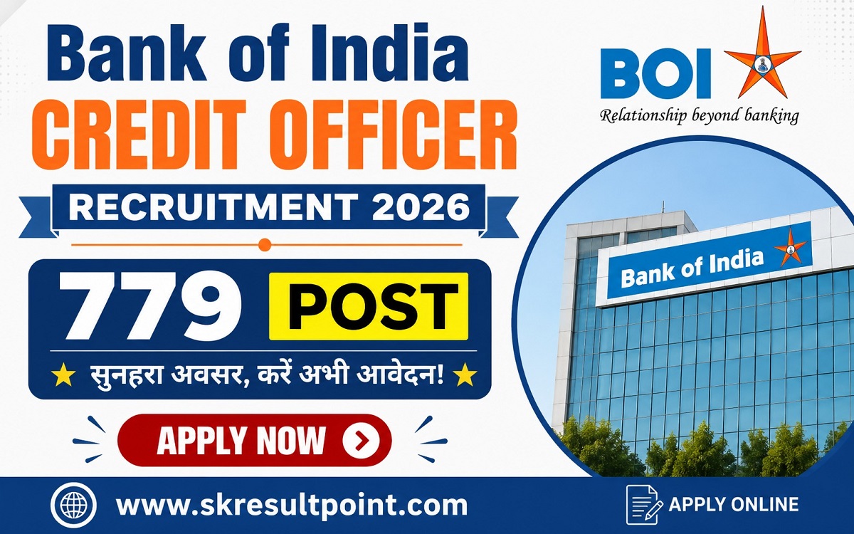 Bank of India Credit Officer Recruitment 2026