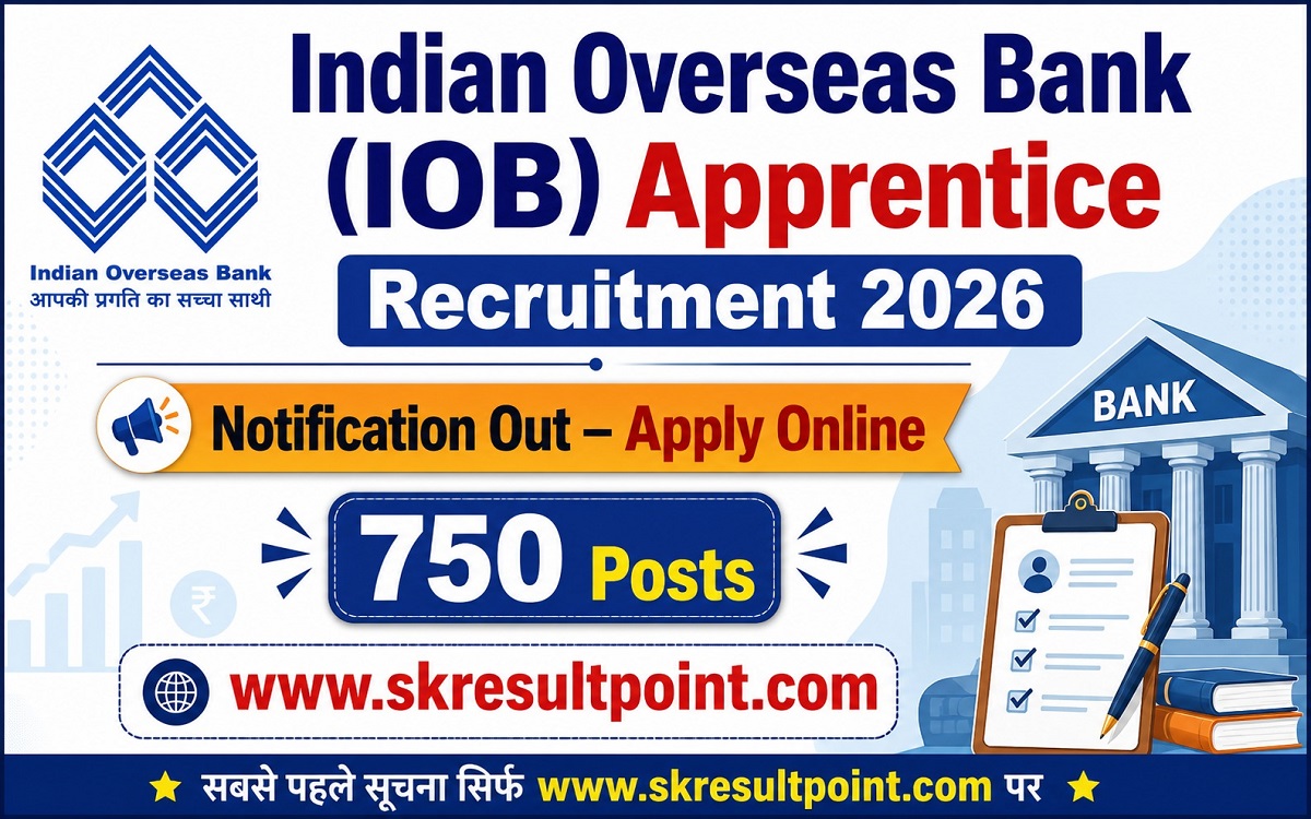 IOB Apprentice Recruitment 2026
