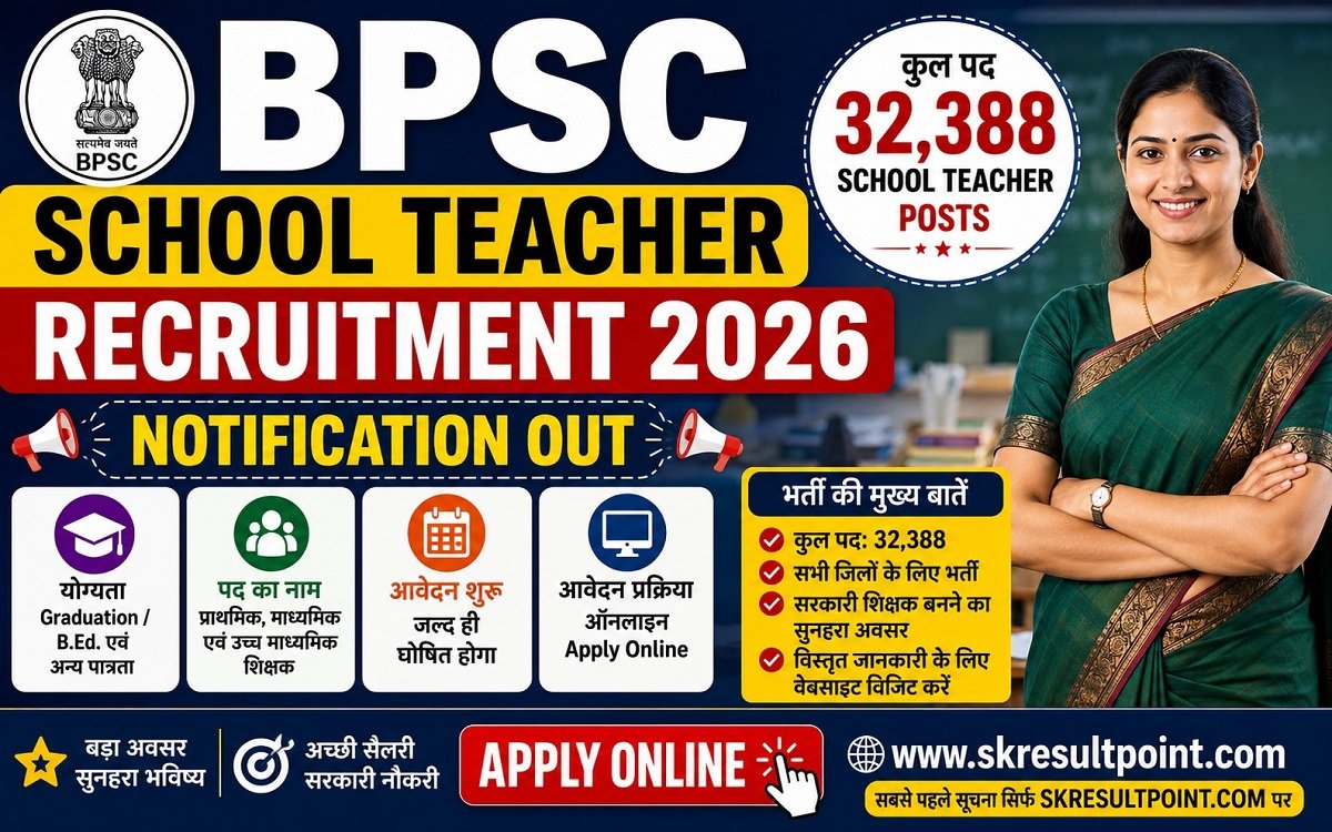 BPSC School Teacher Recruitment 2026