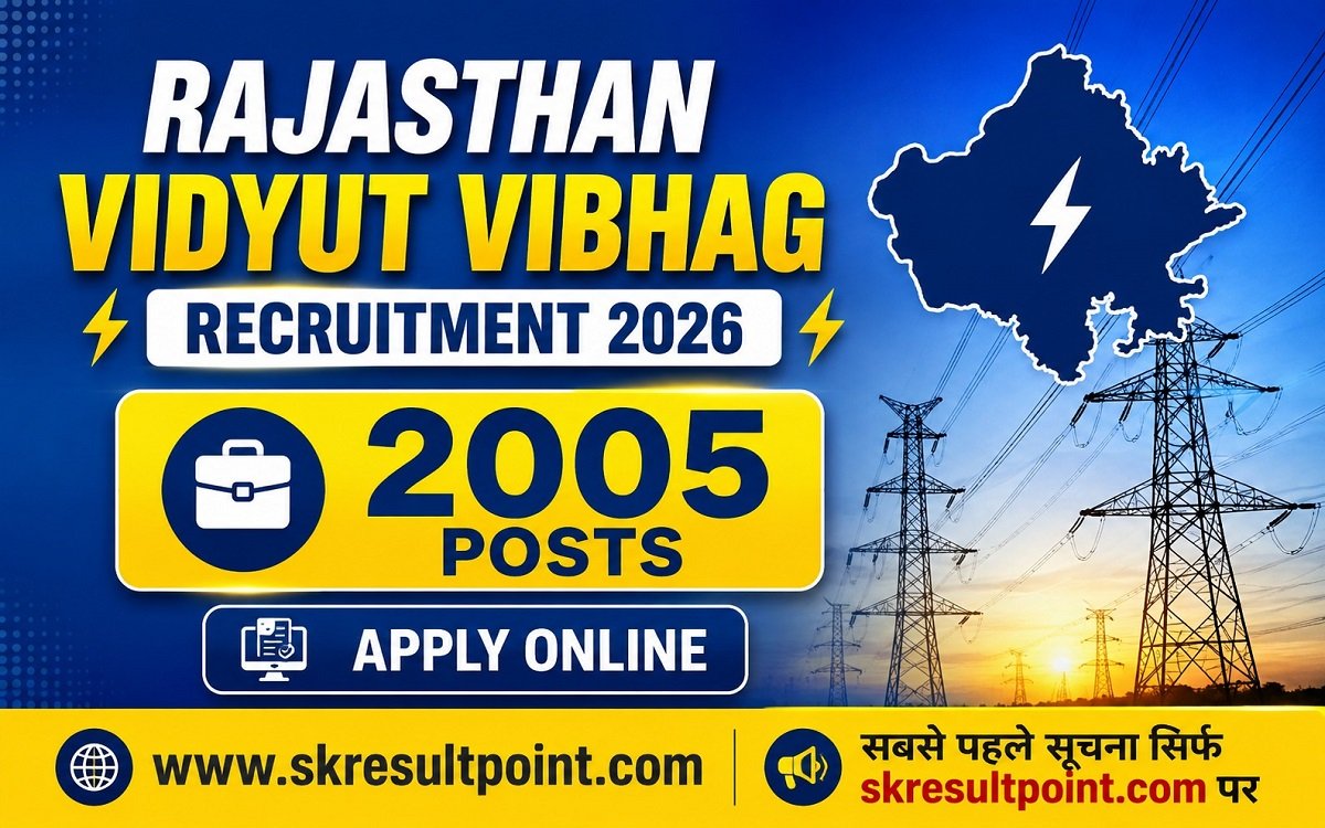 Rajasthan Vidyut Vibhag Recruitment 2026