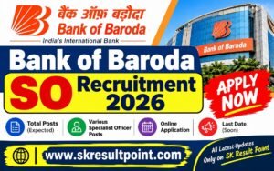 Bank of Baroda SO Recruitment 2026