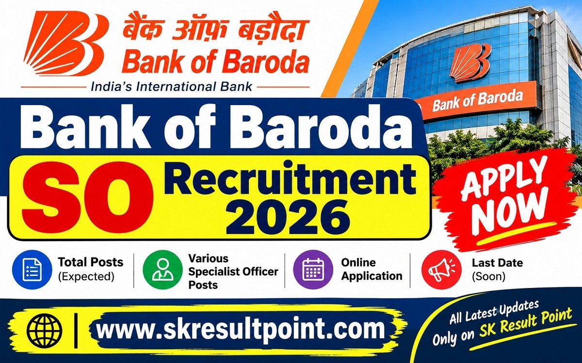 Bank of Baroda SO Recruitment 2026
