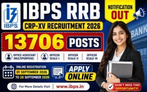 IBPS RRB CRP-XV Recruitment 2026