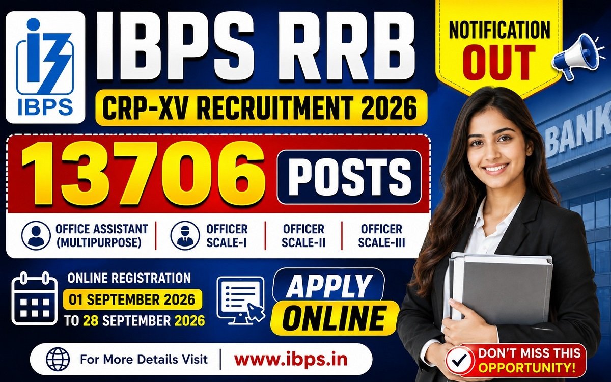IBPS RRB CRP-XV Recruitment 2026