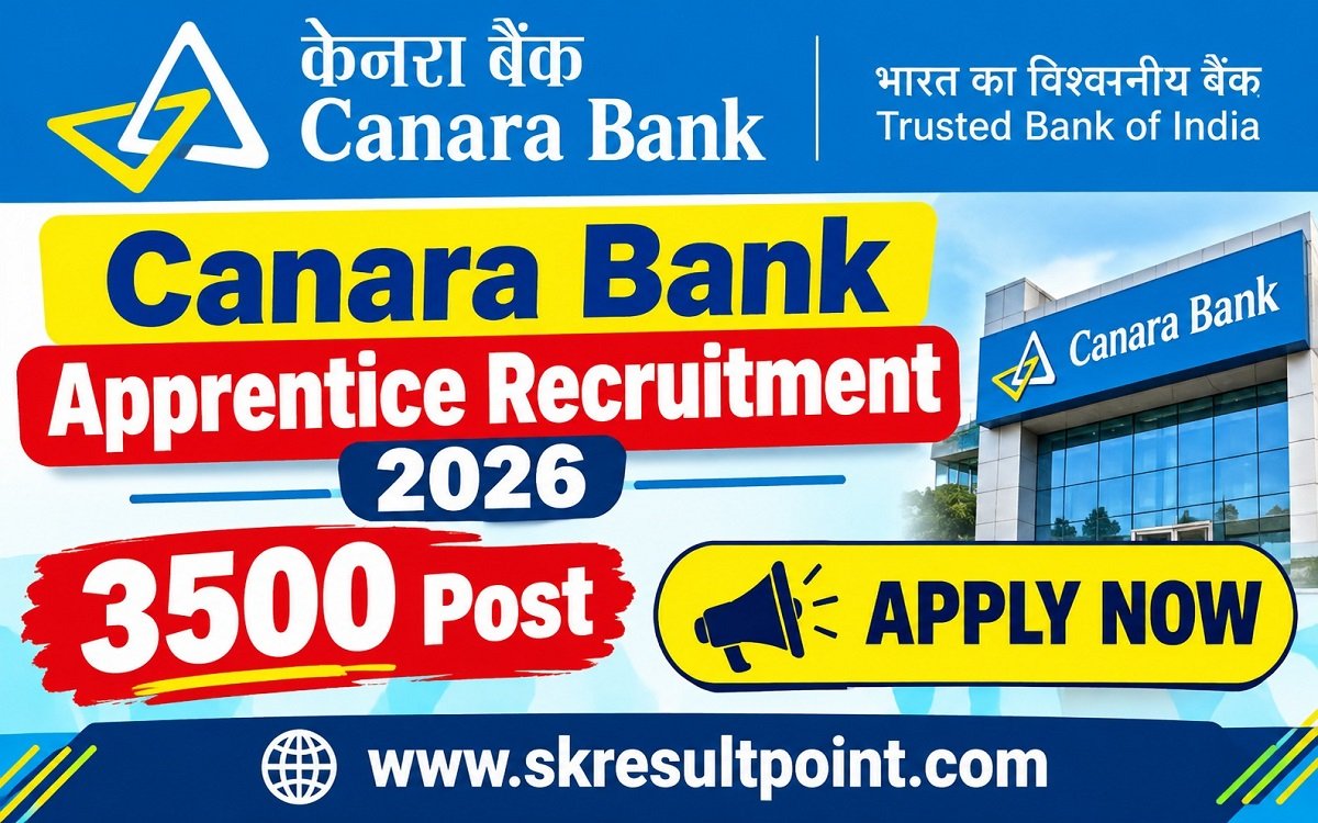 Canara Bank Apprentice Recruitment 2026
