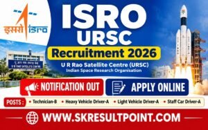 ISRO URSC Recruitment 2026