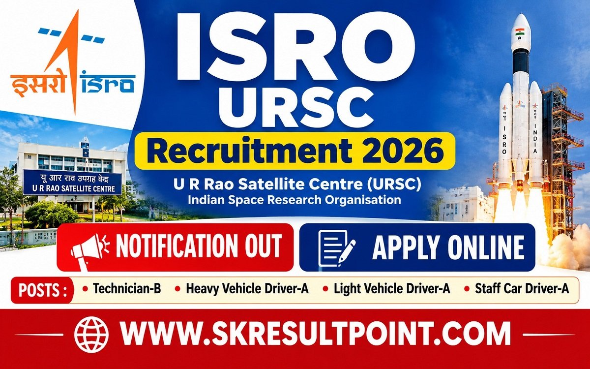 ISRO URSC Recruitment 2026