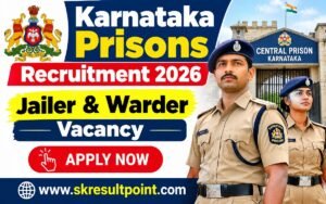 Karnataka Prisons Recruitment 2026