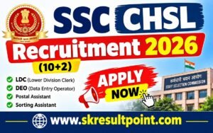 SSC CHSL Recruitment 2026