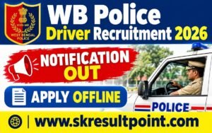 WB Police Driver Recruitment 2026