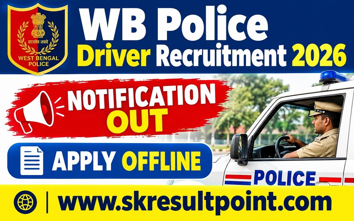 WB Police Driver Recruitment 2026