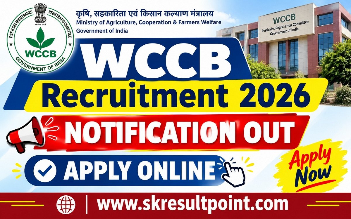 WCCB Recruitment 2026
